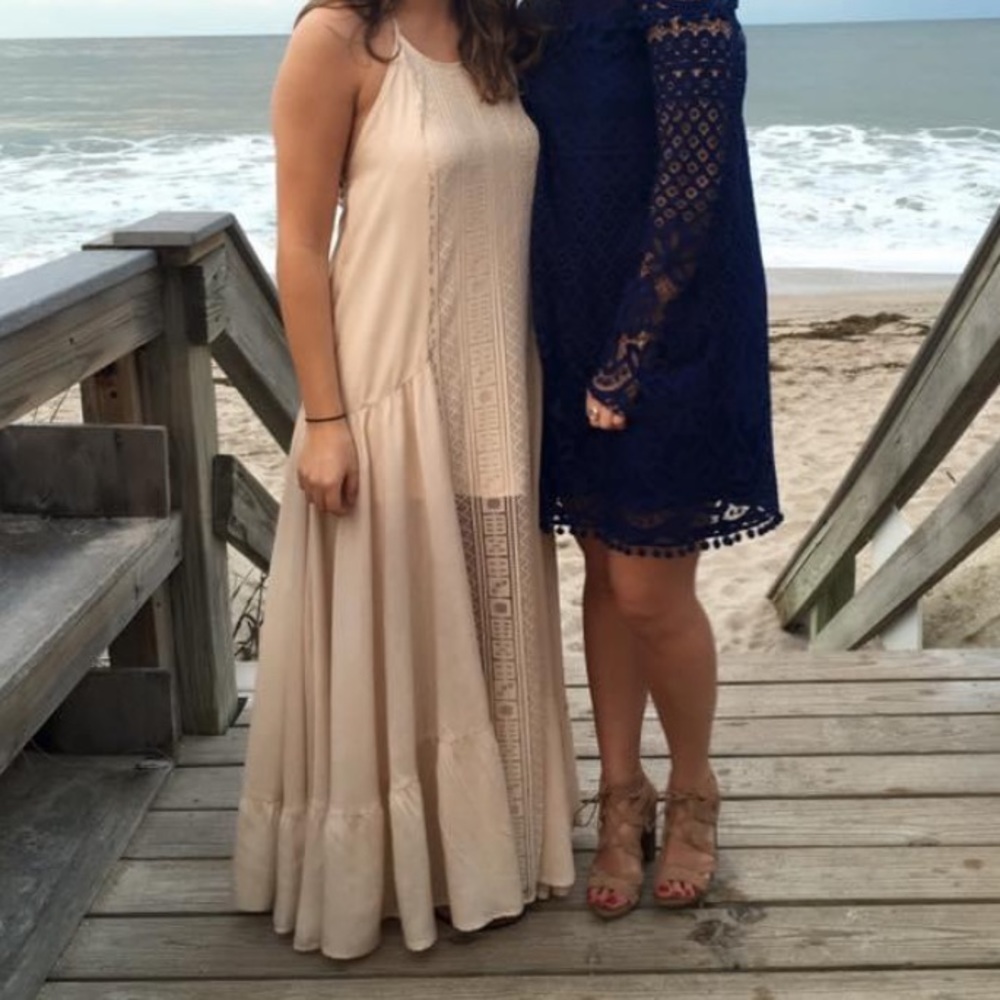 Halter maxi dress